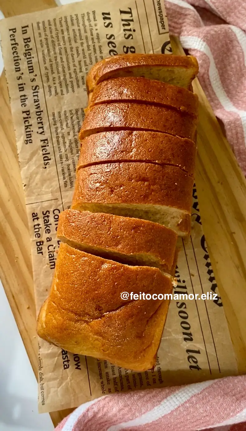 Pão brioche sem leite