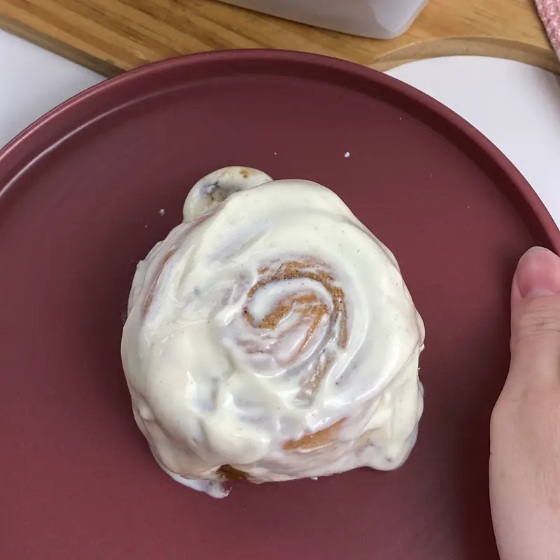 Rolo de canela sem glúten